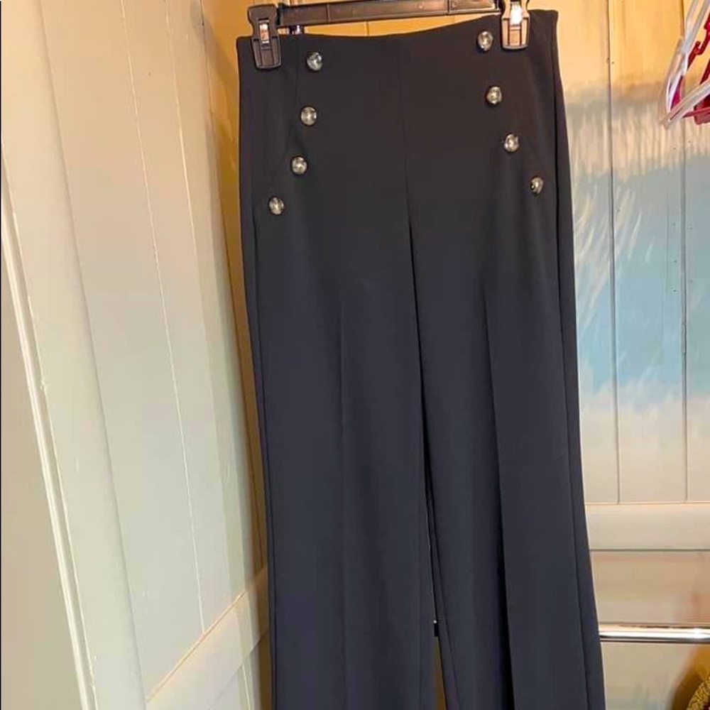 Express wide leg work pants